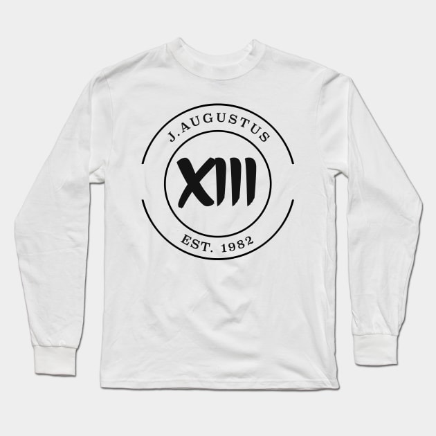 J. Augustus Youtube badge black Long Sleeve T-Shirt by J. Augustus